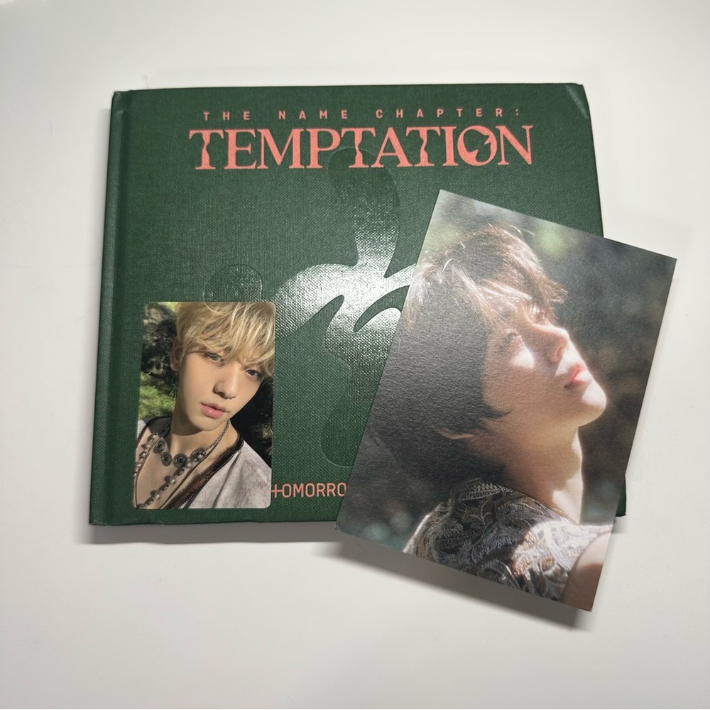 TXT the name chapter Temptation album + soobin photocard
